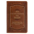 thumbnail image 1 of Pre-Owned 101 Devotions for Men, Encouragement for a Life of Faith, Brown Faux Leather Flexcover (Leather Bound) 1432134957 9781432134952, 1 of 1