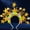 Gold, variant on Light Up  Headband  LED Headbands Glow Party Hair Accessories for Women