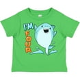 thumbnail image 3 of Inktastic I'm Four Shark Fourth Birthday Boys or Girls Toddler T-Shirt, 3 of 5