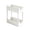 B-White, variant on Wave Layered Cup Storage Rack, Color-Block Mug Holder for Kitchen Counter or Coffee Bar, Space-Saving Vertical Design with Anti-Slip Trays for Tumblers and Glass Cups