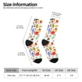 thumbnail image 2 of Bingfone Compression Socks for Women and Men Long Socks for Running Athletic Cycling Nurse- Hello Summer2, 2 of 6