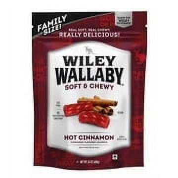 Wiley Wallaby Licorice 24 Ounce Classic Gourmet Soft & Chewy Australian Cinnamon Licorice Candy Twists, 1 Pack