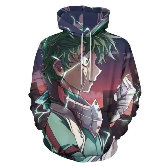 My Hero Academia Unisex Sweatshirts Loose Pullover Sweater Hooded Hoodie 3D Printing Jacket Winter Fall Clothes S