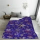thumbnail image 5 of Balery blue purple Snowflake Manta de Felpa Suave y Acogedora – Cobija de Franela Aterciopelada para Cama, Lavable y Cálida para Sofá, Mascotas, Transpirable-60"x50", 5 of 7