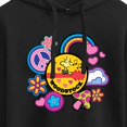 thumbnail image 3 of Peanuts - Space Snoopy Flair - Juniors Cropped Pullover Hoodie, 3 of 6