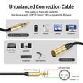 thumbnail image 2 of Cable XANHAM XLR macho a conector macho de 3,5 mm (1/8), 2 m TRS, 2 of 6