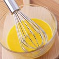 thumbnail image 3 of Baking Tools Stainless Steel Whisk Good Hardness High Strength Thick And Durable Ergonomic Handle Easy To Hold 1 Pcs, 3 of 7