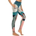 thumbnail image 4 of Desert Moon Night Cactus Leggings Jogger Pants Women's Tights Womens Leggings, 4 of 6