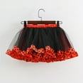 thumbnail image 4 of Povozer Baby Girls Tutu Skirt Princess Fluffy Soft Tulle Ballet Birthday Party(Black,2-4Y), 4 of 5