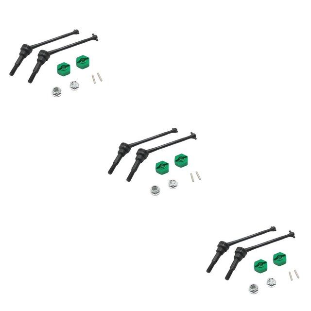 Vogacara Acoplador de eje de transmisión delantero 1:12 Control remoto accesorios automotrices reemplazo de pieza de actualización para Wltoys 12423 Type1 NO1 Vogacara CBP192969