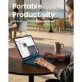 thumbnail image 3 of typecase Keyboard Case for iPad Pro 12.9 (6th/5th/4th/3rd Gen), Trackpad, 11-Color Backlit, 360 Rotatable with Pencil Holder - Pacific Blue, 3 of 9