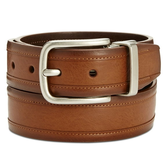 Club Room Mens Reversible Brown Medium Suspenders, Brown, 36