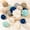 15pcs Blue Rattan Balls, variant on Vintage Decorative Balls for Potpourri Bowl Filler, Bowl Filler for Table Centerpiece Home Decor, Woven Rattan Wicker Balls, Rattan Wicker Orbs Fillers for Vase Jar Dough Bowl