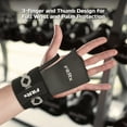 thumbnail image 4 of FitRx Grip Wraps, 12” Nylon Workout Gloves with Weightlifting Wrist Wraps, Gym Gloves, One Pair, 4 of 10