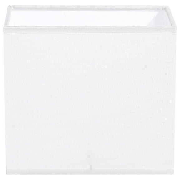 Beaupretty White Cloth Lampshade Rectangular for Table Lamps Easy Install Home Use