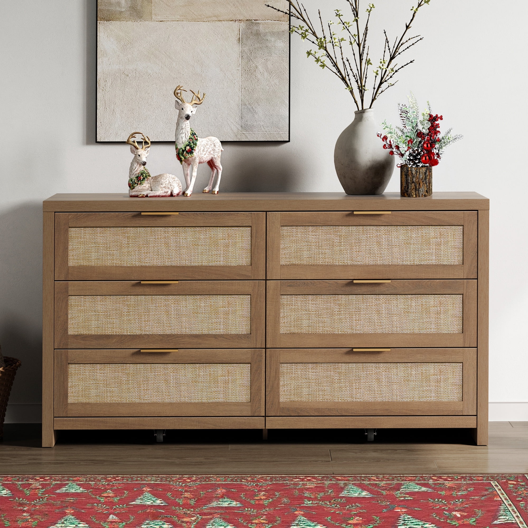 bohemian style dresser Surmoby Boho Set this Homfa accent cabinet