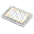 thumbnail image 4 of Assortiment de Rondelles à Vis, Standard 1220 Pcs Ensemble de Rondelles à Vis avec Boîtier en Plastique pour Produits de Communication, 4 of 8