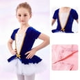 thumbnail image 5 of Huowey Toddler Short Sleeve Glitter Dance Ballet Tutu Leotard Ballerina Outfits For Girls Toddler Comfort Dailywear, 2-3 Years, 5 of 9