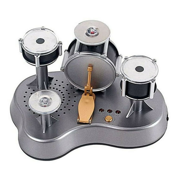 Electronic Drum Set for Kids Mini Finger Drum Set Novelty Desk Musical Toy -Touch Drumming Light Kids Jazz