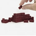 thumbnail image 4 of Cinder Mini Cement Build Own Red Your Wall Bricks Bricks 32Pcs Mini Education, 4 of 5
