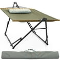 thumbnail image 1 of Tranquillo Unity Adjustable Hammock Stand, 800 lbs Capacity Steel Double Hammock Stand for 2 Persons, Premium Pre-Assembled Stand for Indoor Outdoor, Sage, 1 of 10