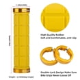thumbnail image 3 of Empuñaduras de manillar de bicicleta ROCKBROS Double Lock, 4 unidades, amarillas, 3 of 7