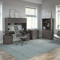thumbnail image 2 of Bush Business Furniture Jamestown 5-Shelf 66H Bookcase, Storm Gray JTB136SG, 2 of 14