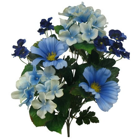 Better Homes & Gardens Blue Mixed Hydrangea & Cosmos Bush, 1 Each