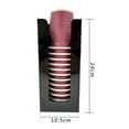 thumbnail image 4 of EeaseCA 1pc Pull Type Water Cup Dispenser Disposable Paper Cup Dispenser Beverage Cup Dispenser, 4 of 7