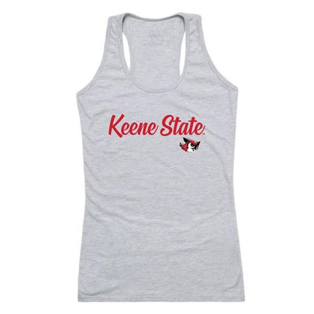 W Republic 557-453-HGY-05 Débardeurs Script pour Femmes Keene State College, Gris Chiné - 2TG