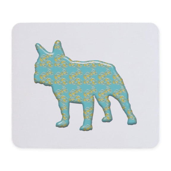 CafePress - Paisley Bulldog Mousepad - Non-slip Rubber Mousepad, Gaming Mouse Pad