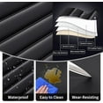 thumbnail image 3 of JIAMAOXIN 2pcs Car Seat Covers Front Set with Waterproof Leather,Airbag Compatible Automotive Vehicle Cushion Cover Universal fit for Most Cars (Black), 3 of 5