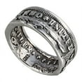 thumbnail image 1 of Fashion Men Antique Coin Style Ring Handmade Silver Color Rings for Men, 1 of 7