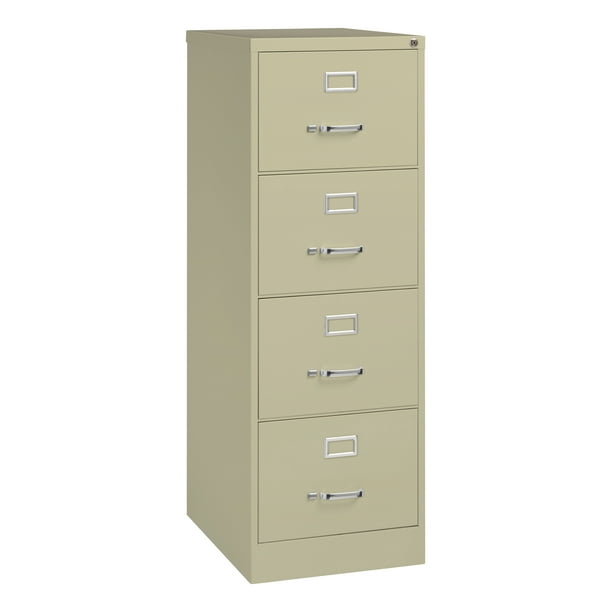 Hirsh 25" Deep 4 Drawer Legal Width Metal Vertical File