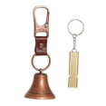 thumbnail image 3 of Bear Bell Survival Whistle Keyring Lightweight Iron Alloy for Outdoor Hiking Camping Backpackers, 3 of 9