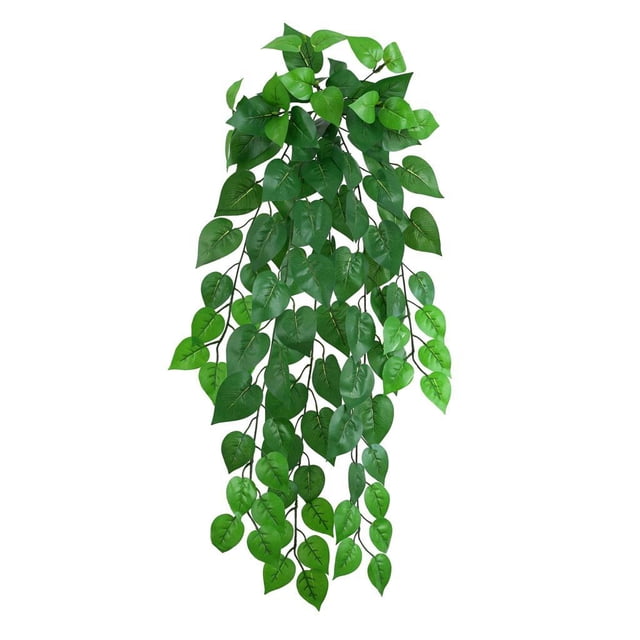 Planta de hiedra artificial realista para decoración de pared de casa, balcón, boda, bar scindapsus deja 1