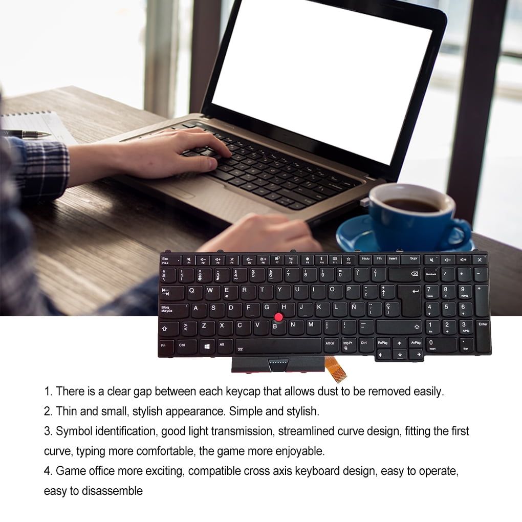 Youkk Keyboards Curved Design Input Apparatus Protective Fluent Typing  Backlit Pointer Anti-slide Replacement for ThinkPad P51 - Walmart.ca