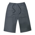 thumbnail image 4 of Wotryit Cargo Pants for Men, Mens Double Pocket Drawstring Mesh Performance Casual Shorts Cargo Shorts for Men, Mens Shorts Casual Grey 3XL, 4 of 4