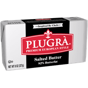 Plugrà Premium European Style Salted Butter, 8 oz Solid