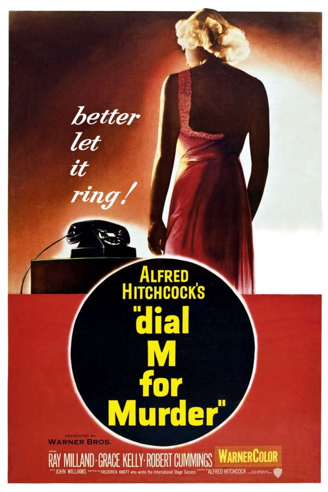 Dial M For Murder Movie Poster 16x24 Unframed, Age Adults, Rectangle Western Graphic