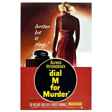 Dial M For Murder Movie Poster Metal Print 12"x16" 12x16 #143802 Square Adults Best Posters