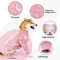 thumbnail image 6 of Xmarks Dog Pajamas Flannel Dog Onesie Warm Pet Clothes Soft Dog Pjs Dog Apparel Dog Jumpsuit Jammies with Legs for Pet Dog Cat, 6 of 8