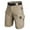 Khaki-G1, variant on Cargo Shorts for Men Elastic Waistband Drawstring Shorts Pants Outdoor Casual Camo Hiking Work Casual Big and Tall Cargo Short Multi-Pocket Quick Dry Joggers,Gray S