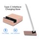 thumbnail image 1 of Adaptador Base de alimentación de la estación de carga tipo C para Huawei Xiaomi Mi 4C (oro rosa), 1 of 4