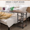 thumbnail image 4 of HOMCOM Mobile Standing Desk, Adjustable Height 31.5 inch Stand Up Desk, 4 of 10
