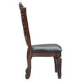 thumbnail image 3 of Acme Vendome Dining Side Chair in PU and Cherry (Set of 2) Dining Room Furniture, 3 of 4