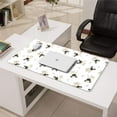 thumbnail image 3 of Long Mouse Pads for Desk,Pug and Footprints Desk Mats on Top Of Desks, Desk Mouse Pad Extra Large with 3mm Non-Slip Base and Stitched Edge for Gaming,Office,Work,Home 31.5"x15.7", 3 of 6