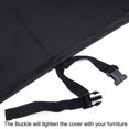 thumbnail image 4 of Funda para muebles de jardín, funda para mesa de jardín, lona protectora, funda para muebles de jardín, resistente y resistente al agua, protección para muebles de exterior 210D Oxford (180 x 120 x 7, 4 of 5