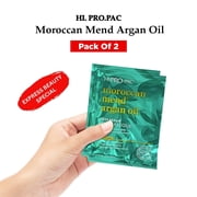 Hi-Pro-Pac Moroccan Mend Argan Oil Deep Repair Hair Masque - 1.75 oz ( 2 Pack )