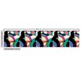 thumbnail image 3 of Ambesonne Abstract Fabric by the Yard Upholstery, Art Deco Motifs Graphic, 10 Yards, Multicolor Black, 3 of 5